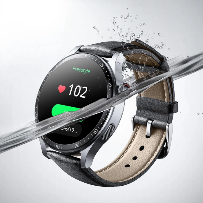 Smartwatch Joyroom Classic Series JR-FC2 Pro z funkcją odbierania połączeń - ciemnoszary