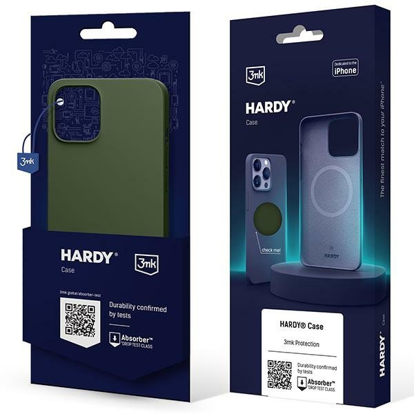 Etui 3MK Hardy Case iPhone 13 6,1" zielony/alphine green MagSafe