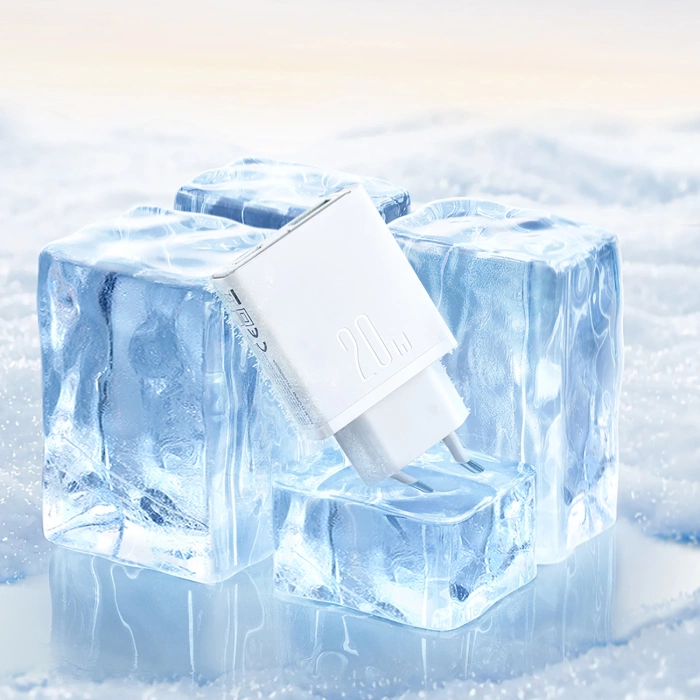 Ładowarka sieciowa Joyroom JR-TCF14 20W USB-A USB-C supercienka - biała