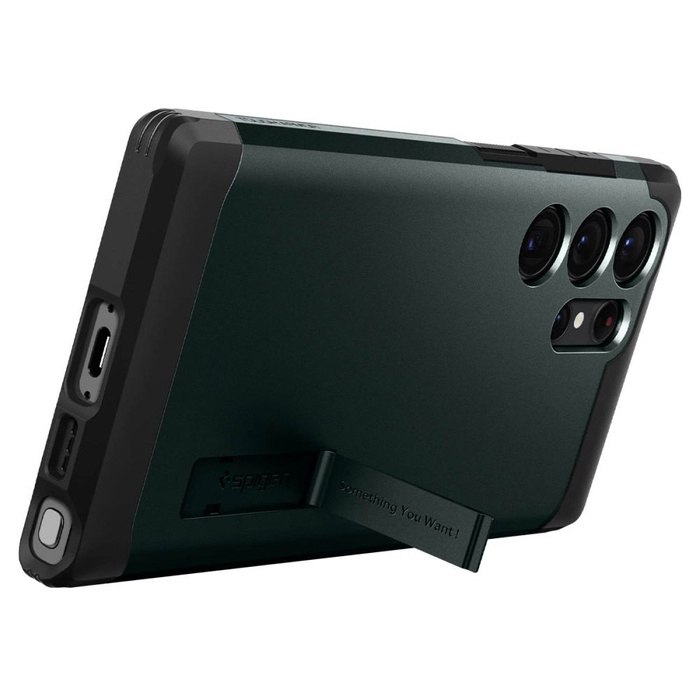 Etui Spigen Tough Armor Galaxy S23 Ultra Abyss Green Case