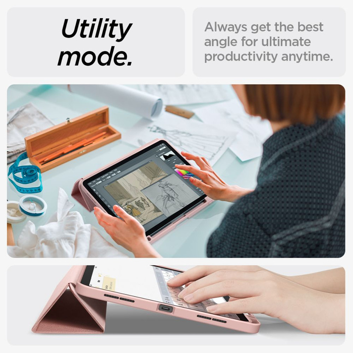Etui Spigen Urban Fit iPad Air 10.9 4 / 5 / 2020-2022 / 6 7 / 2024-2025 Rose Gold Case
