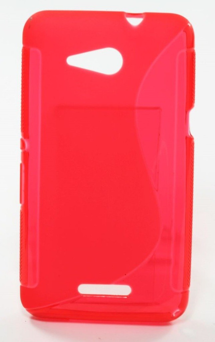 Pokrowiec S-Line Sony Xperia E4G Czerwony Etui Silikon