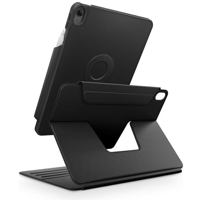 Etui UNIQ Rovus Snapmount Magnetic 360   Rotating Detachable do iPad Air 11" (M2/M3) / iPad Air 10.9" (2022/2020) czarny