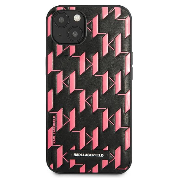 Karl Lagerfeld KLHCP13MMNMP1P iPhone 13 6,1" hardcase różowy/pink Monogram Plaque