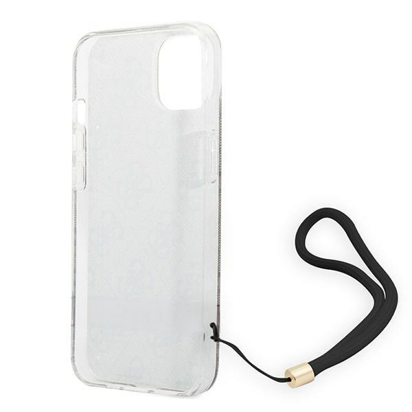 Etui GUESS Apple iPhone 14 Plus 4G Print Strap Brązowy Hardcase