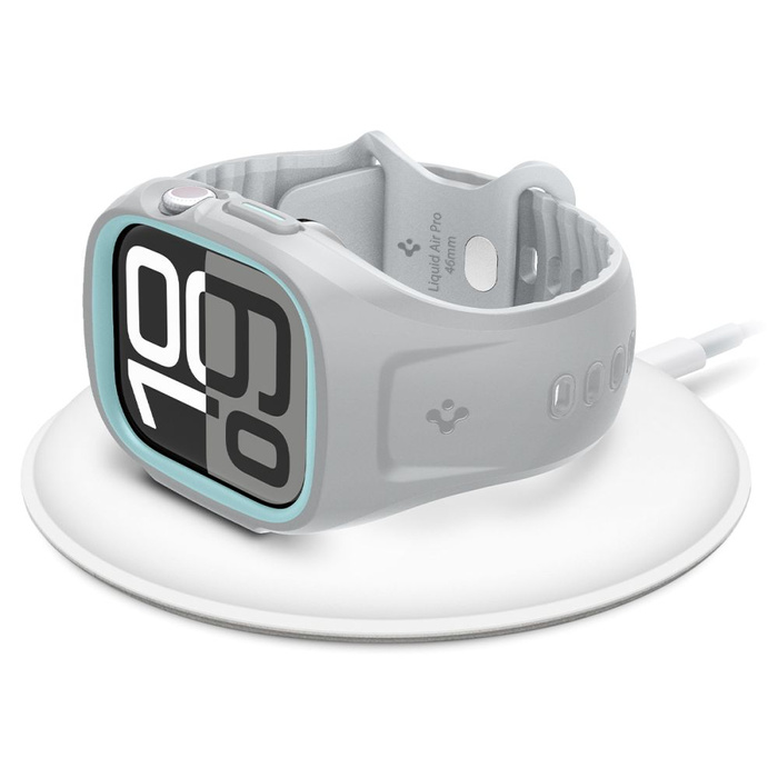 PASEK SPIGEN APPLE WATCH 10 (46 MM)  LIQUID AIR PRO SZARE