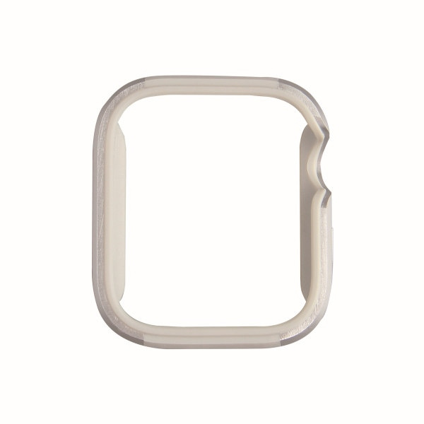 UNIQ etui Valencia Apple Watch Series 4/5/6/SE 44mm. srebrny/titanium silver