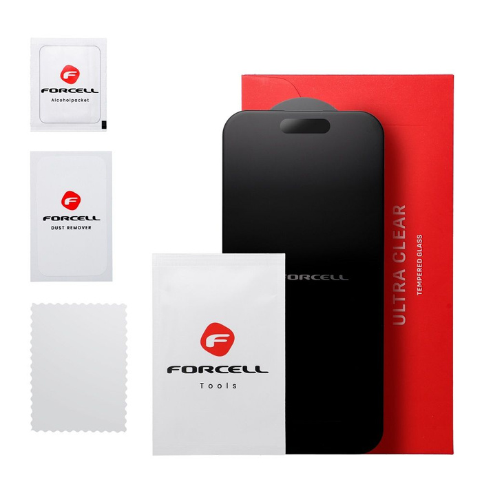 Szkło hartowane do iPhone 13 PRO MAX / 14 PLUS Forcell Matt Glass czarne