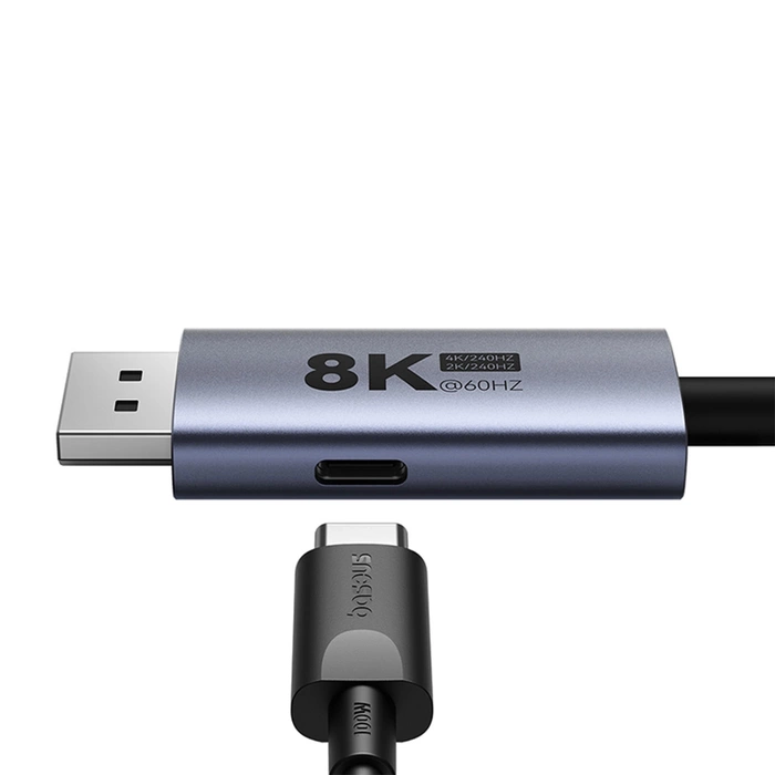 Adapter USB-C - DP Baseus 8K 1,5m (czarny)