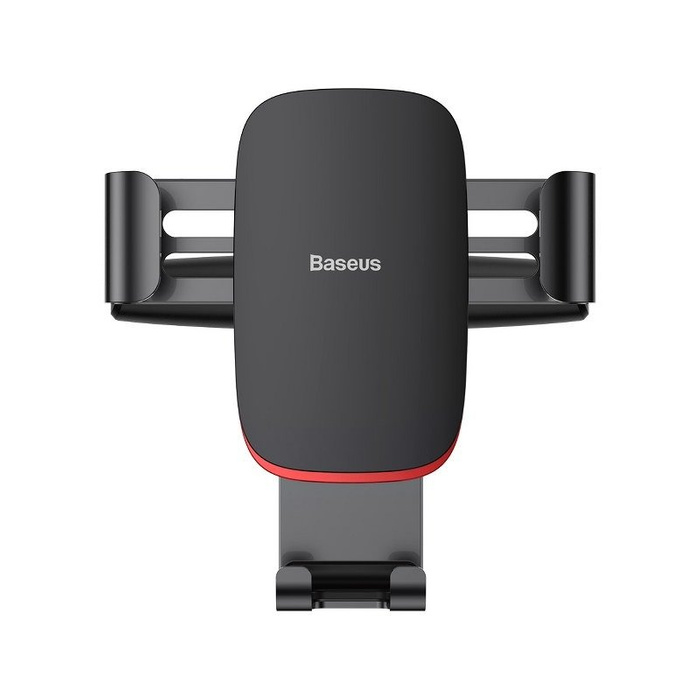 Baseus Metal Age Gravity Car Mount metalowy samochodowy uchwyt grawitacyjny na slot CD czarny (SUYL-J01)