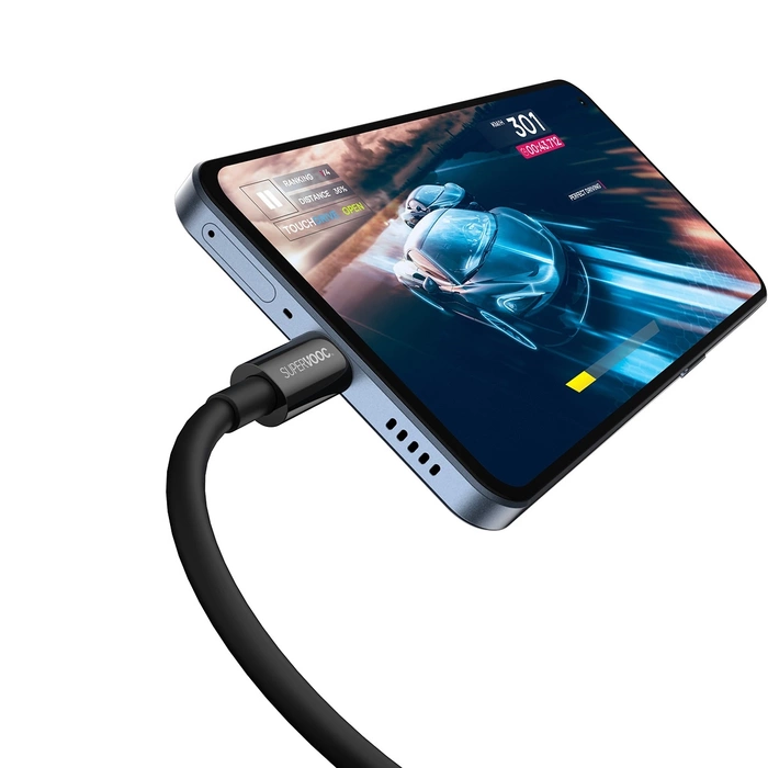 [PO ZWROCIE] Baseus Superior Series kabel SUPERVOOC USB-A do USB-C 65W 1m czarny