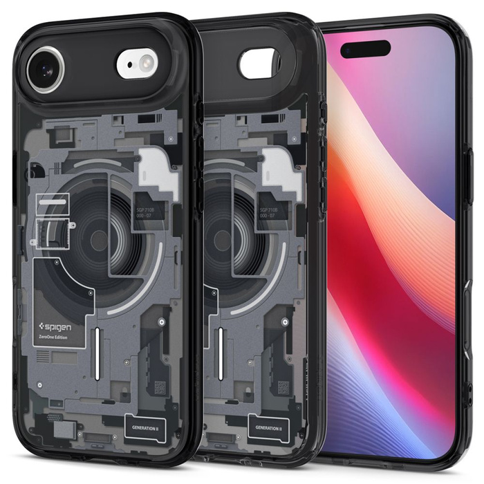 ETUI SPIGEN IPHONE 17 AIR ULTRA HYBRID MAG MAGSAFE ZERO ONE BLACK