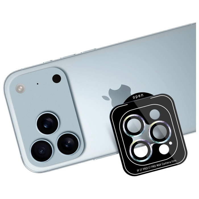 Ochrona na obiektyw aparatu 3MK iPhone 17 Pro /17 Pro Max Lens Protection Pro wielokolorowy