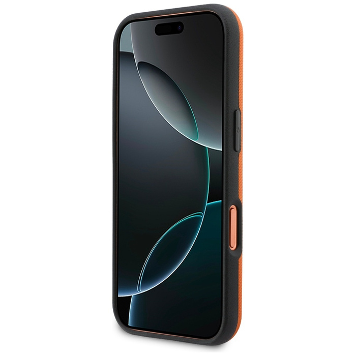 Etui BMW M FW Logo Metal MagSafe do      iPhone 17 Pro pomarańczowy