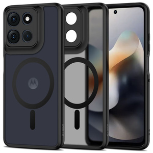 ETUI TECH-PROTECT MOTOROLA MOTO G56 5G MAGMAT MAGSAFE MATOWE CZARNE