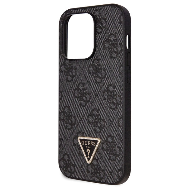 Etui Guess GUHCP14LP4TDSCPK iPhone 14 Pro 6.1" czarny/black hardcase Crossbody 4G Metal Logo Case