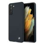 Etui BMW Samsung Galaxy S21 Plus Silicone Signature BMHCS21MSILNA Granatowy Hardcase