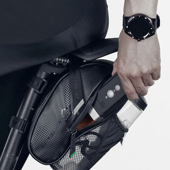 Sakwa rowerowa Rockbros C7-1 wodoodporna z montażem pod siodełko 1.5l - czarna