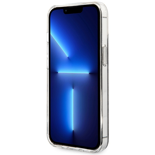 Zestaw Etui Guess Case+ Charger iPhone 13 Pro brązowy/brown hard case 4G Print MagSafe