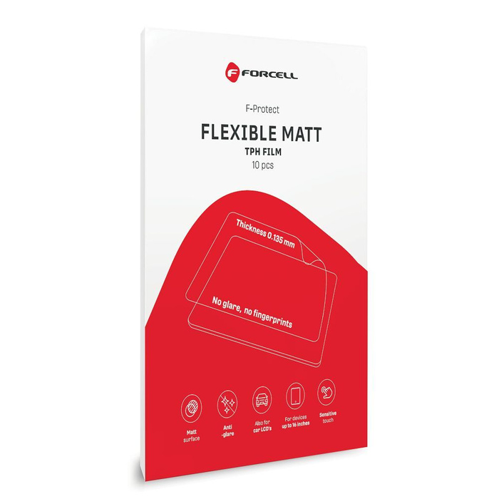Folia do cięcia do plotera Forcell F-Protect Flexible TABLET MATT dla tabletów do 16" 10 sztuk