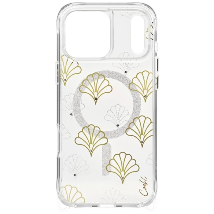 Etui UNIQ Coehl Maree do iPhone 17 Pro   Max Magnetic Charging srebrny