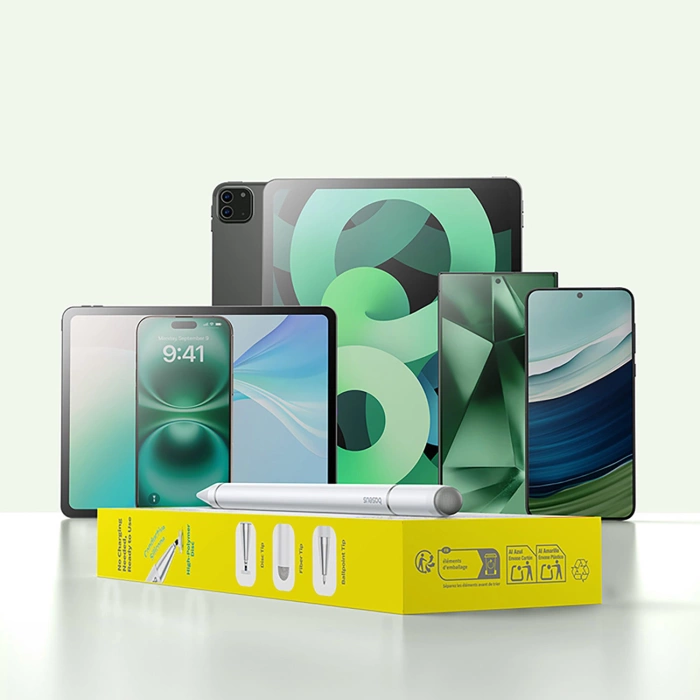 Rysik pasywny Baseus Smooth Writing III 3w1 wersja magnetyczna - biały