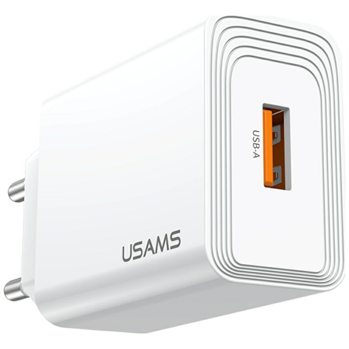 Ładowarka sieciowa USAMS T69 18W USB-A   biały
