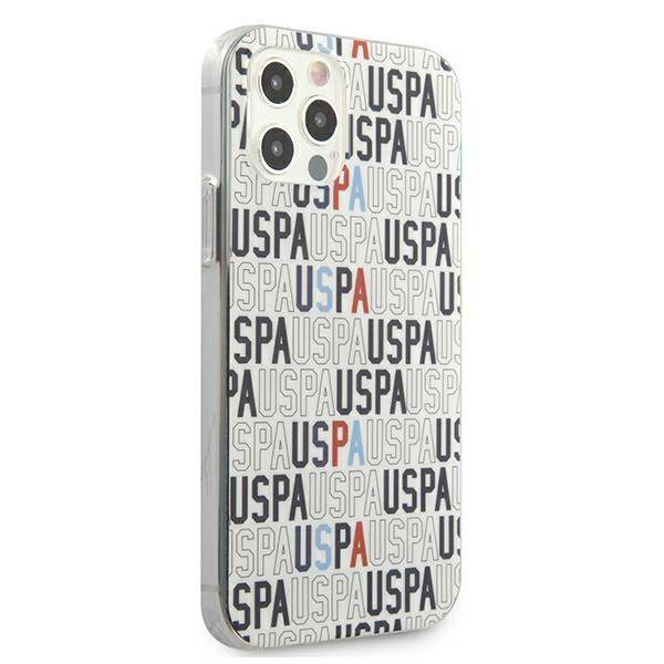 Etui US POLO Apple iPhone 12 Pro Max 6,7 Logo Mania Collection USHCP12LPCUSPA6 Biały Case