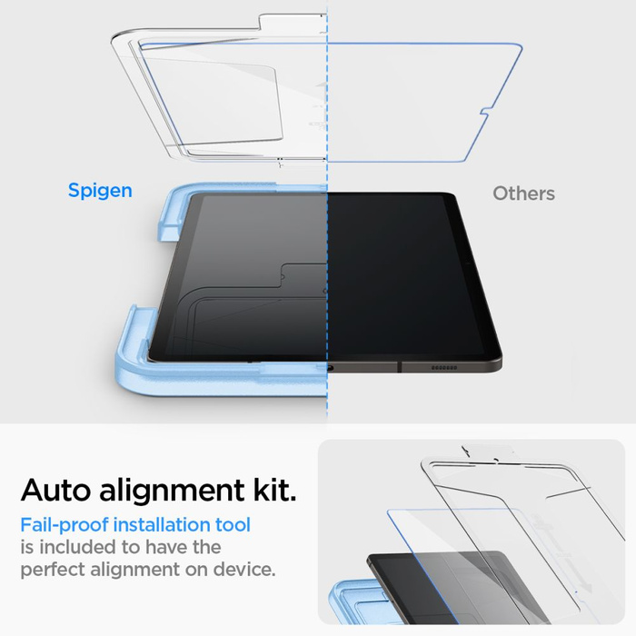 Szkło Hartowane Spigen Glas.tr ”ez Fit” Galaxy Tab S9+ Plus 12.4 X810 / X816B Clear