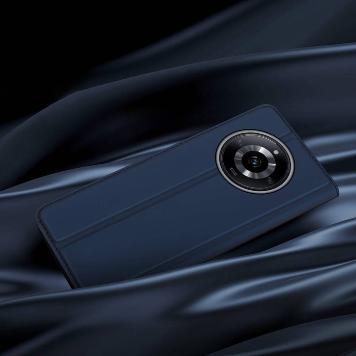 Etui Dux Ducis Skin Pro etui Realme 11 pokrowiec z klapką portfel na kartę podstawka czarne Case