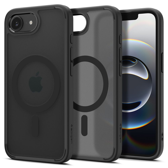 ETUI SPIGEN IPHONE 16E ULTRA HYBRID MAG MAGSAFE FROST BLACK