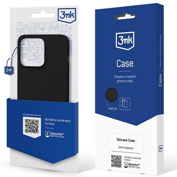 ETUI 3MK Silicone Case iPhone 12 Pro Max 6,7" czarny/black Case