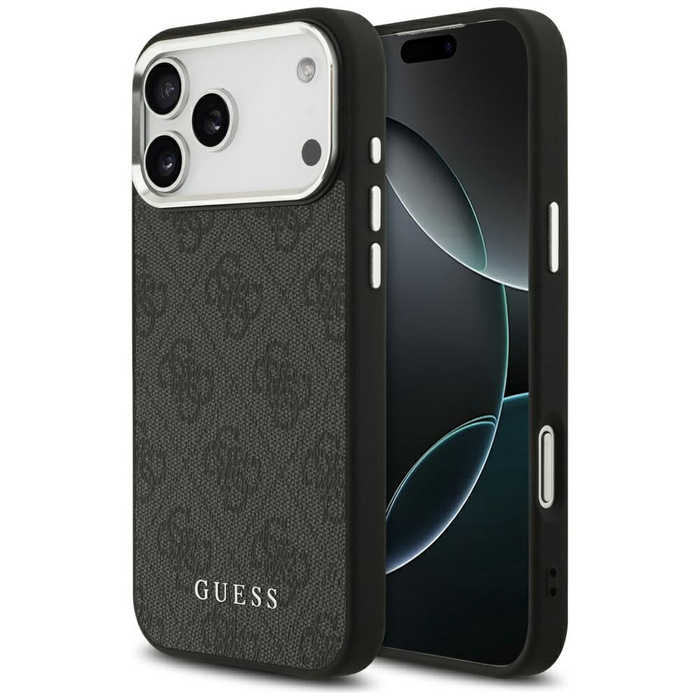 Etui Guess 4G Classic Logo MagSafe do    iPhone 17 Pro Max czarny