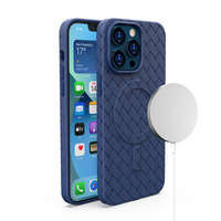 Etui Plecione etui MagSafe Woven Case do iPhone 15 Pro - granatowe Case