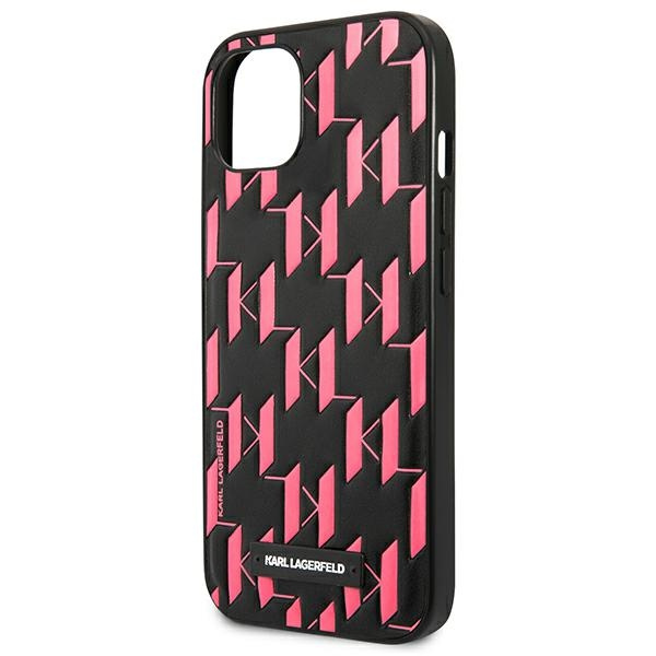 Etui KARL LAGERFELD Apple iPhone 13 Mini Monogram Plaque Różowy Hardcase