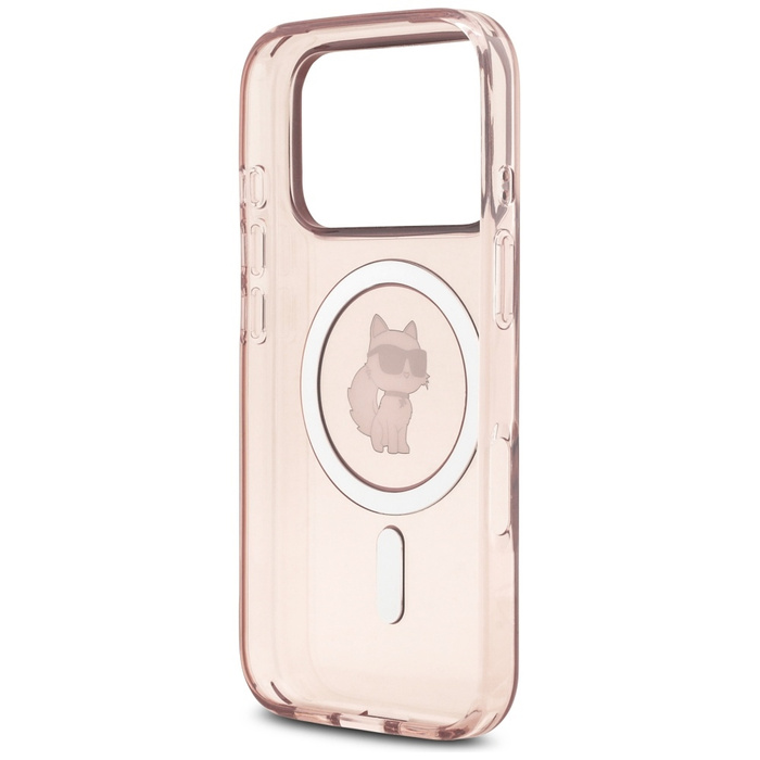 Etui Karl Lagerfeld IML Choupette        MagSafe do iPhone 17 Pro różowy