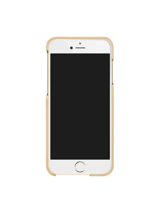 Etui iPhone 6 6S SEVENMILLI Real Metal ALU Gold