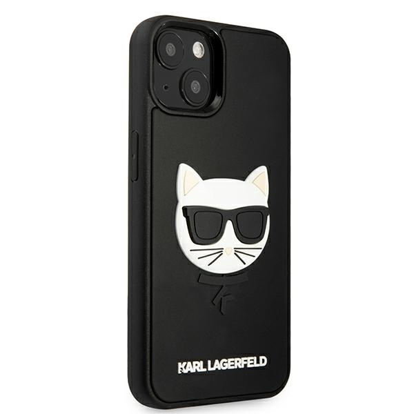 Etui KARL LAGERFELD Apple iPhone 13 Mini 3D Rubber Choupette Czarny Hardcase