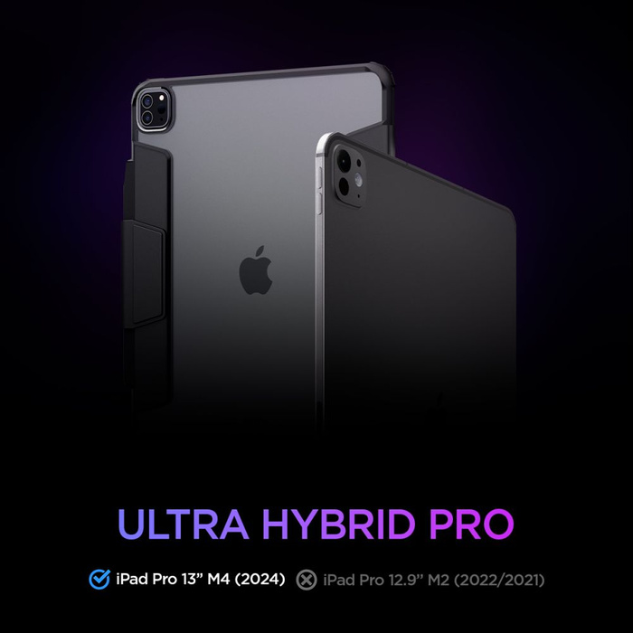 SPIGEN ULTRA HYBRID ”PRO” IPAD PRO 13 7 / 2024 BLACK