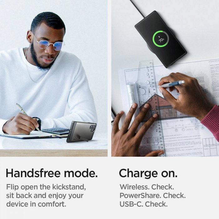 ETUI SPIGEN GALAXY S22 ULTRA TOUGH ARMOR GUNMETAL