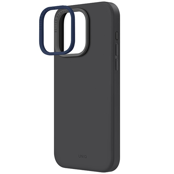 Etui UNIQ etui Lino Hue iPhone 15 Pro Max 6.7" Magclick Charging szary/charcoal grey Case