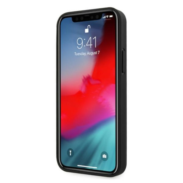 Etui BMW Apple iPhone 12 Pro Max Leather Deboss Czarny Hardcase