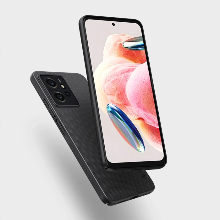 NILLKIN super frosted shield XIAOMI REDMI NOTE 12 4G, BLACK / CZARNY