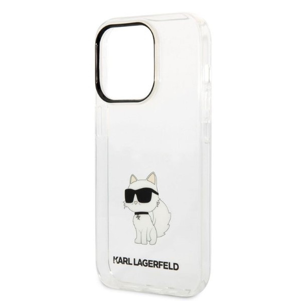 Etui KARL LAGERFELD Apple iPhone 14 Pro IML NFT Choupette Bezbarwny Hardcase