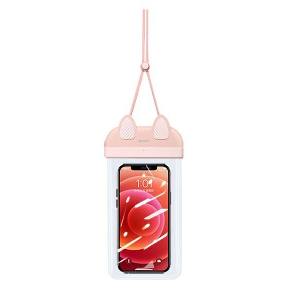 Etui USAMS Wodoodporne Telefon 7 Różowy
