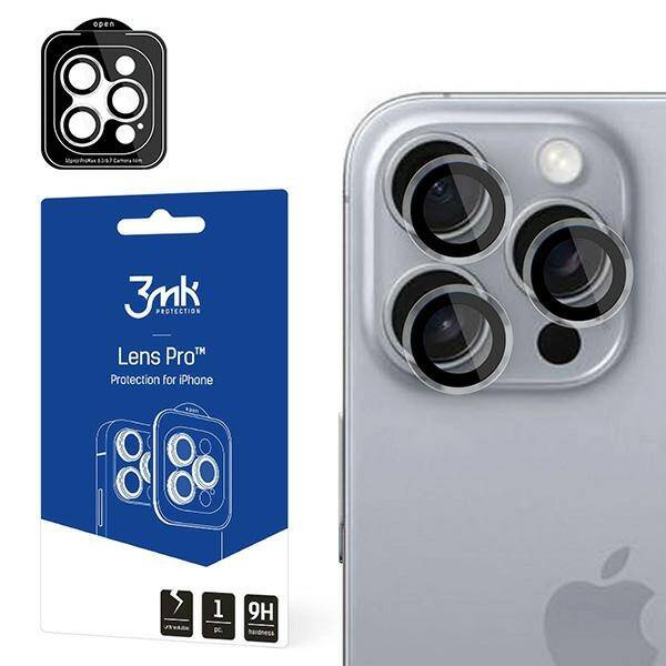 Ochrona na obiektyw aparatu 3MK Lens Protection Pro iPhone 16 Pro/ 16 Pro Max Transparent
