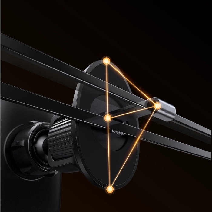 Uchwyt Joyroom JR-ZS392 na telefon grawitacyjny na kratkę nawiewu - czarny