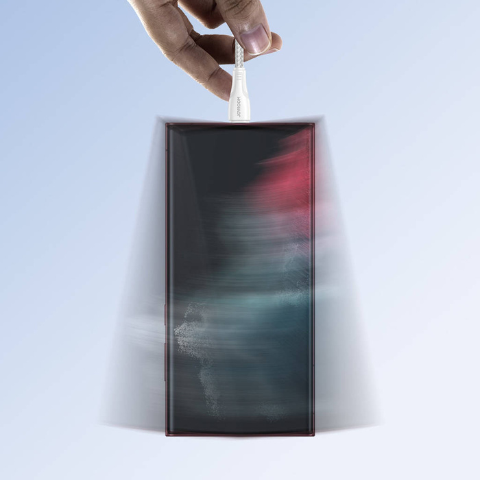 Joyroom kabel USB - USB C 3A Surpass Series do szybkiego ładowania i transferu danych 1,2 m biały (S-UC027A11)