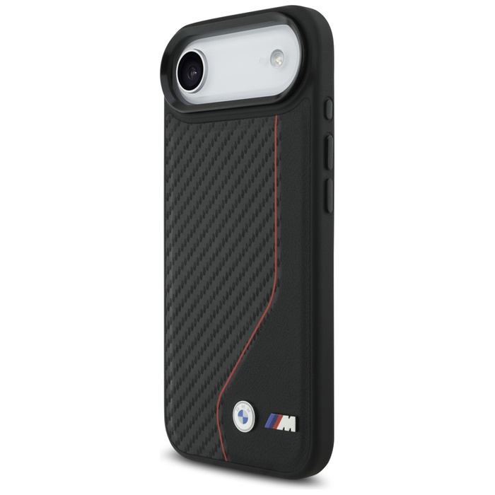 Etui BMW M Carbon Line & Logo MagSafe do iPhone Air czerwony