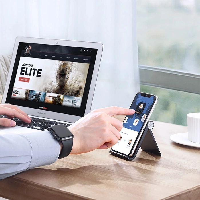 Podstawka na telefon UGREEN LP106 (czarna) 50747B